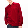 Men's Long-sleeve L.12.12 Polo Shirt Bordeaux